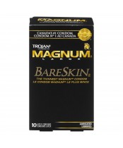 Trojan Magnum BareSkin Latex Lubricated Condoms